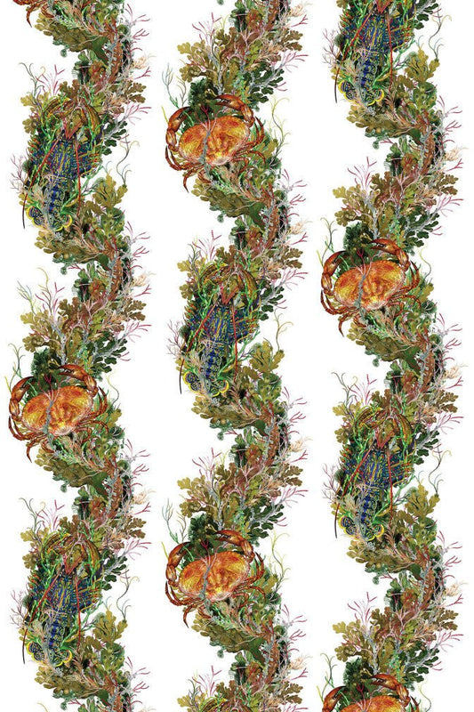Crab And Lobster Fabric - Original - Timorous Beasties - DIGIP/CAL/LU/01 - Premier Wallcovering