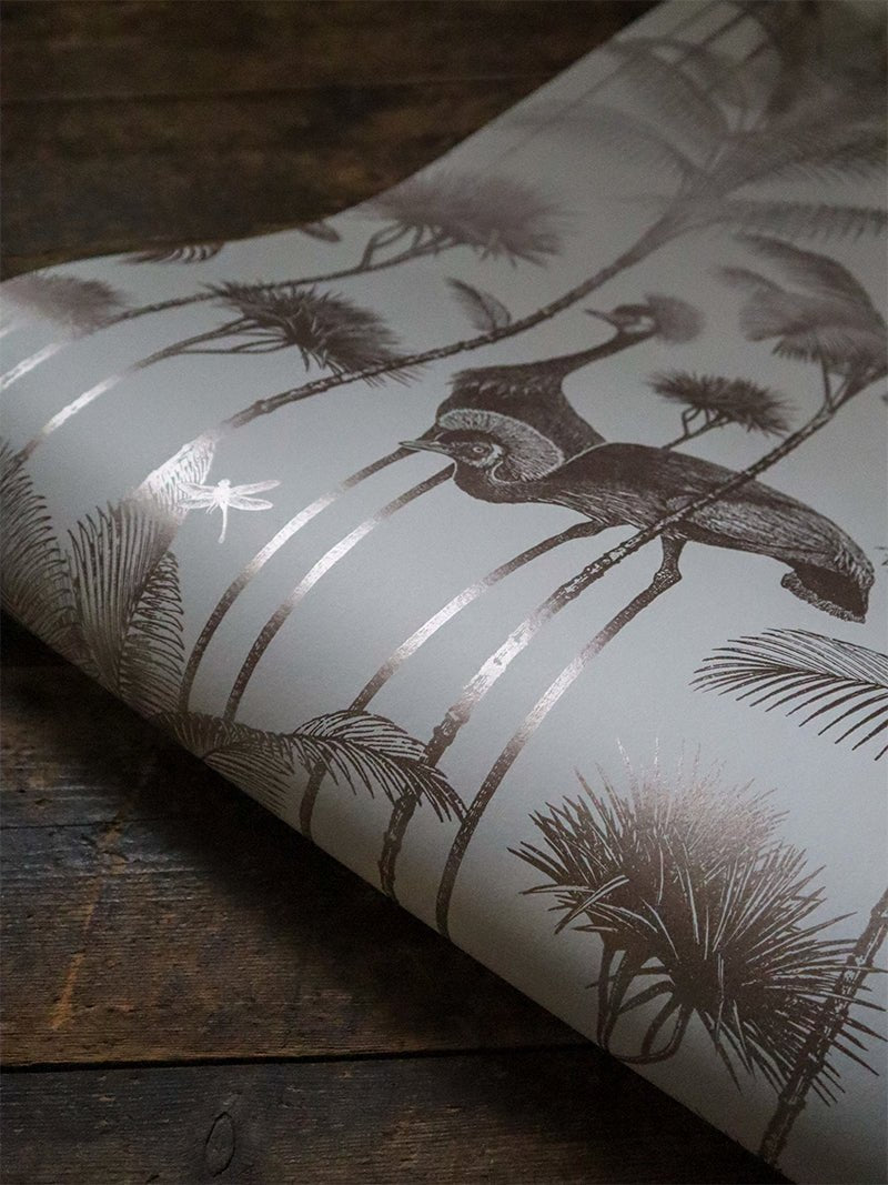Crane Fonda Wallpaper - Soft Copper - Divine Savages - DVS064-CF-COPP-WR - Premier Wallcovering