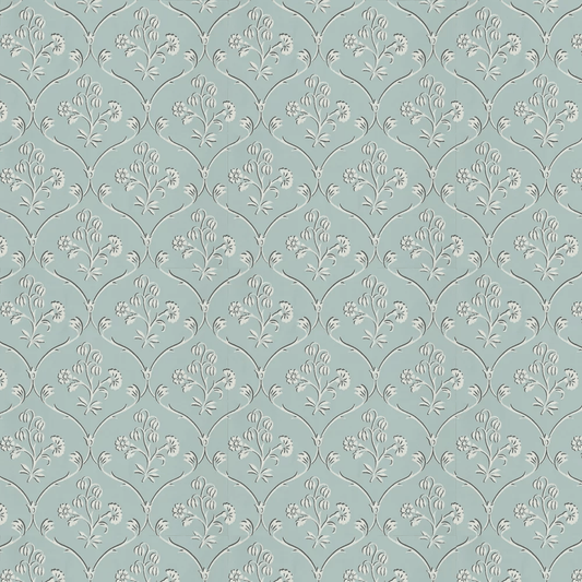 Cranford Wallpaper - Sky Blue - Little Greene - 0251CRSKYBL - Premier Wallcovering
