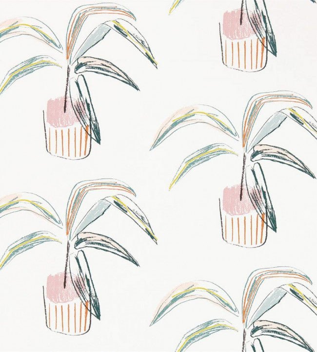 Crassula Wallpaper - Blush / Mint - NZAW111992 - Scion - Premier Wallcovering