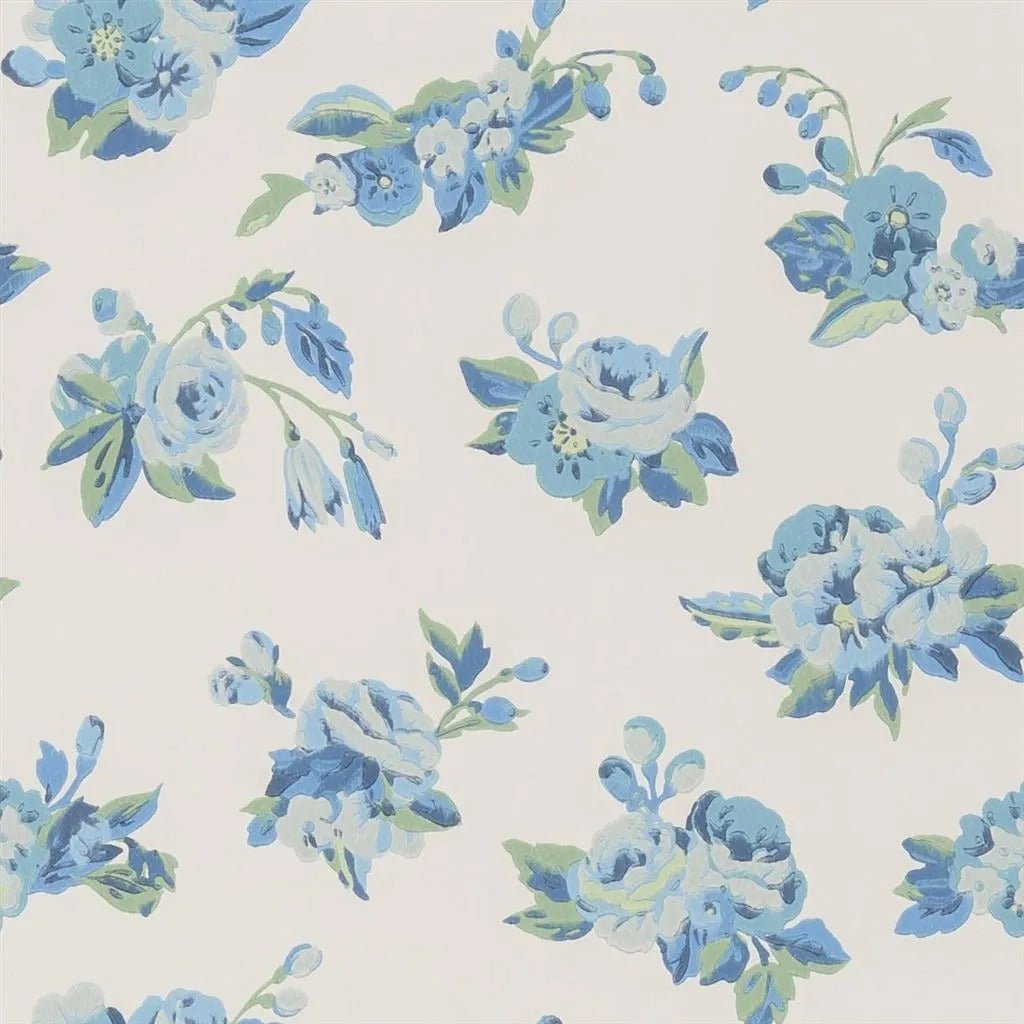 Craven Street Flower Wallpaper - Delft - English Heritage - PEH0006/03 - Premier Wallcovering