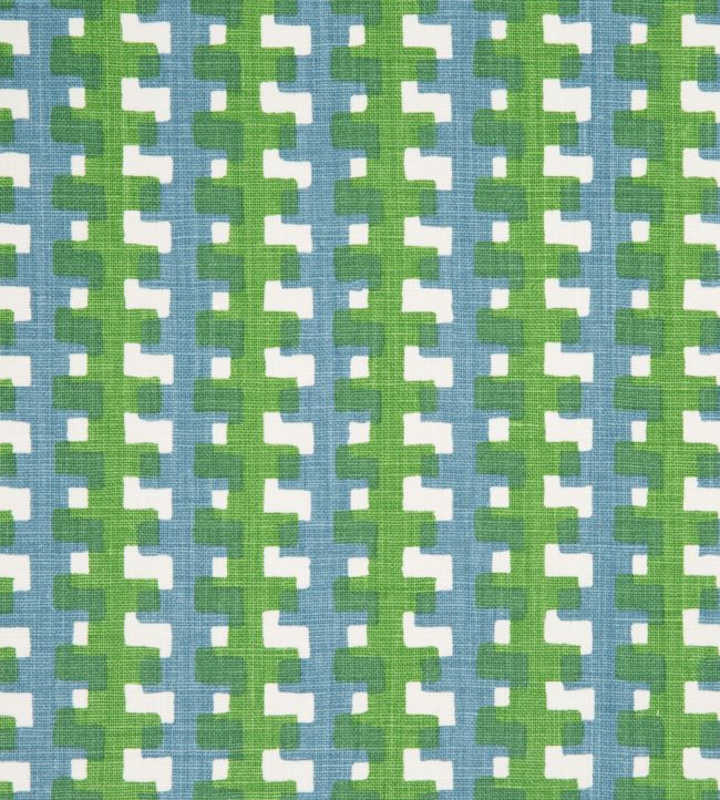 Cremaillere Fabric - Green - Christopher Farr Cloth - CF133 - 01 - Premier Wallcovering