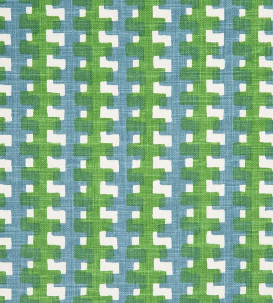 Cremaillere Fabric - Green - Christopher Farr Cloth - CF133 - 01 - Premier Wallcovering