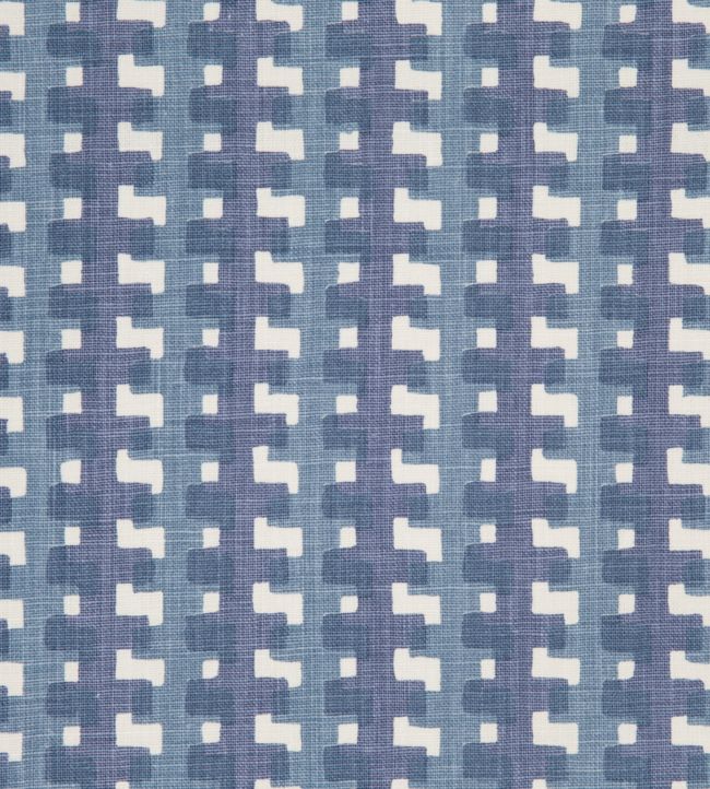 Cremaillere Fabric - Indigo - Christopher Farr Cloth - CF133 - 03 - Premier Wallcovering