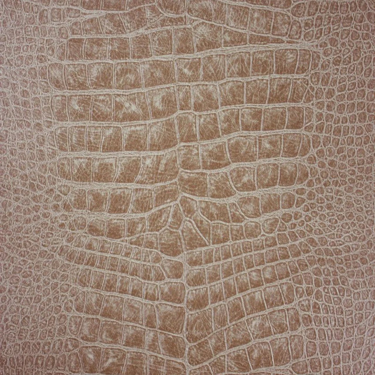 Crocodilo Vinyl Wallpaper - Tan - Osborne & Little - W6337-04 - Premier Wallcovering