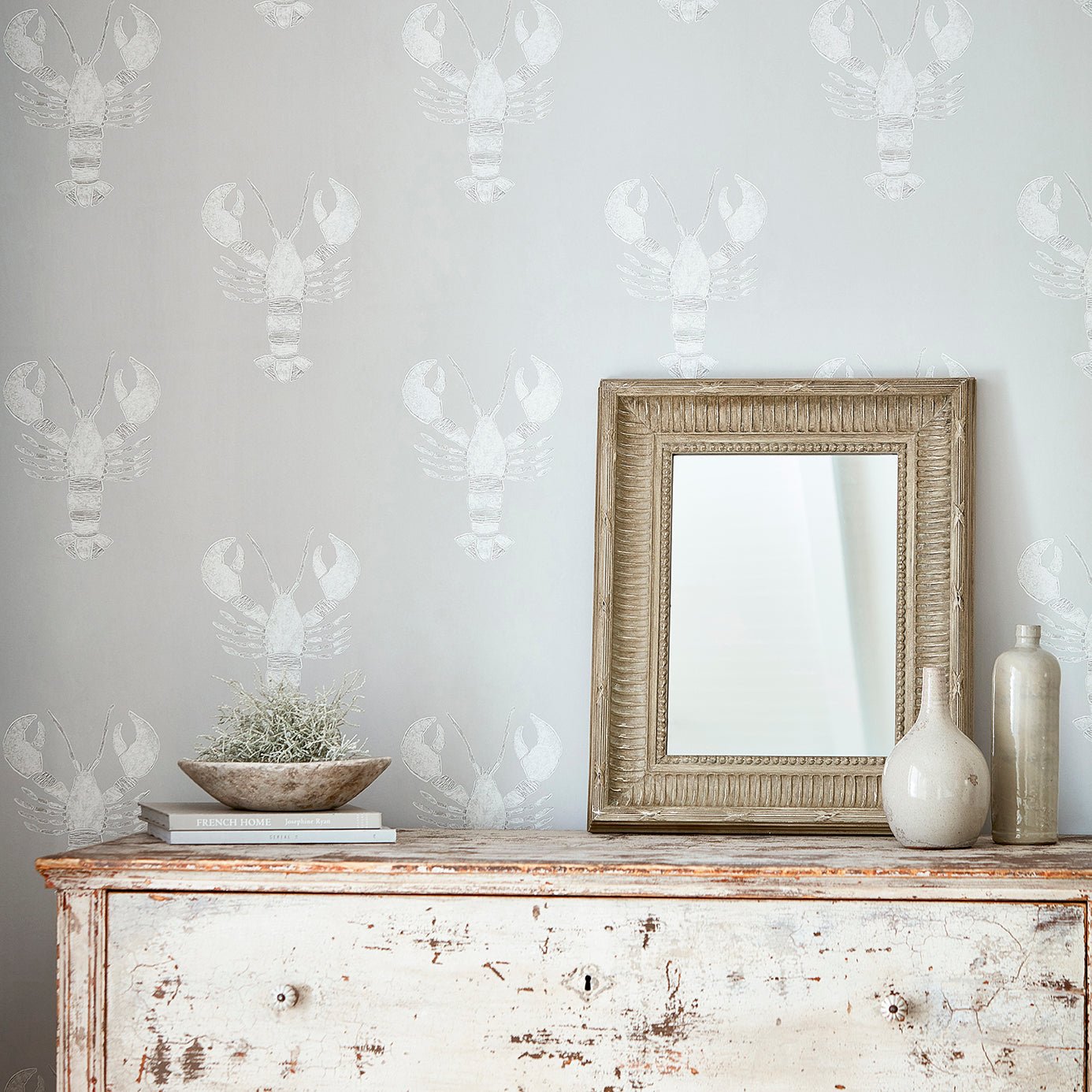 Cromer Wallpaper - Gull - Sanderson - DCOA216588 - Premier Wallcovering