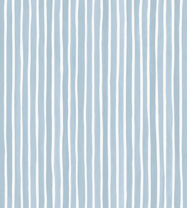 Croquet Stripe Wallpaper - Powder Blue - 110/5026 - Cole & Son - Premier Wallcovering