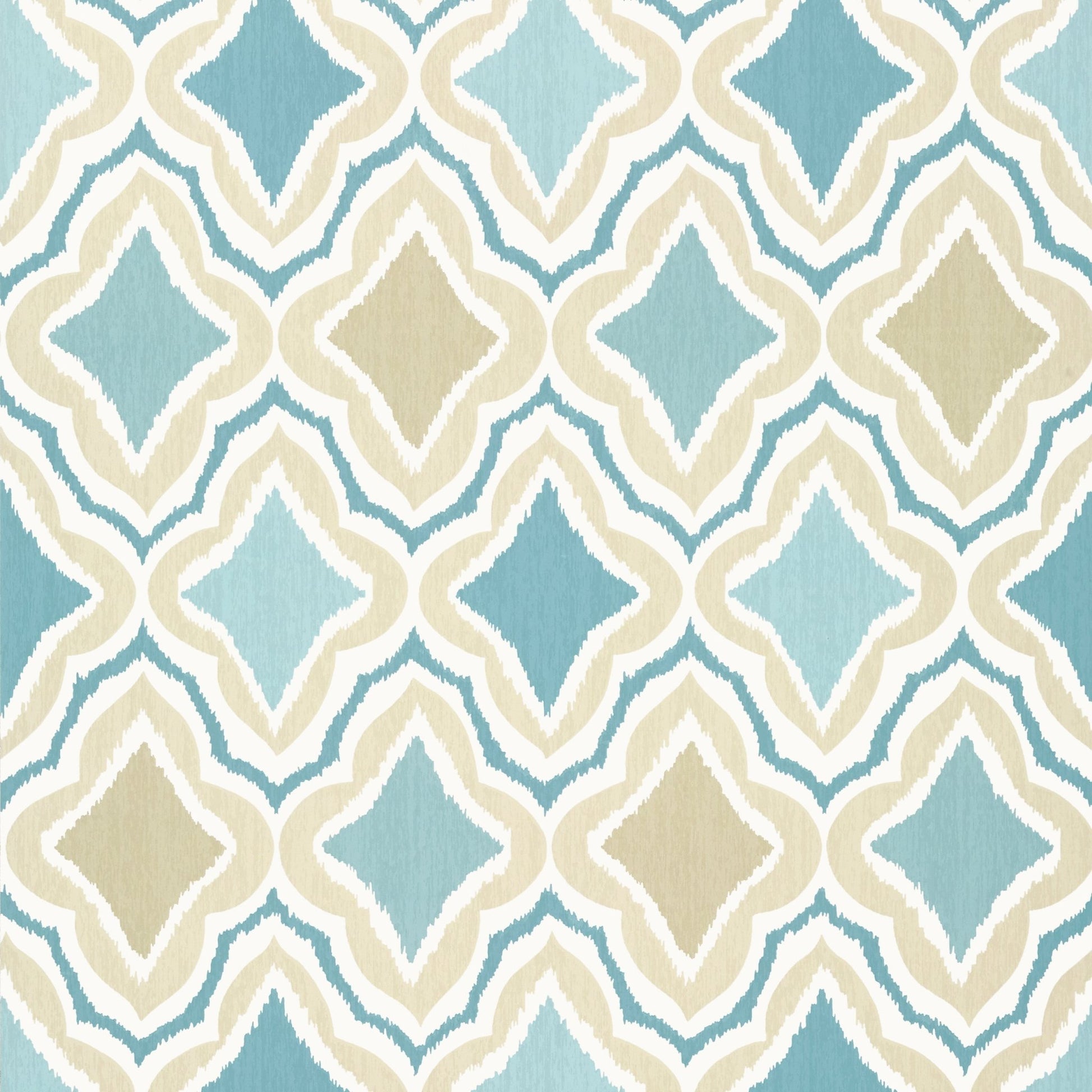 Cruising Wallpaper - Aqua - Thibaut - T88745 - Premier Wallcovering