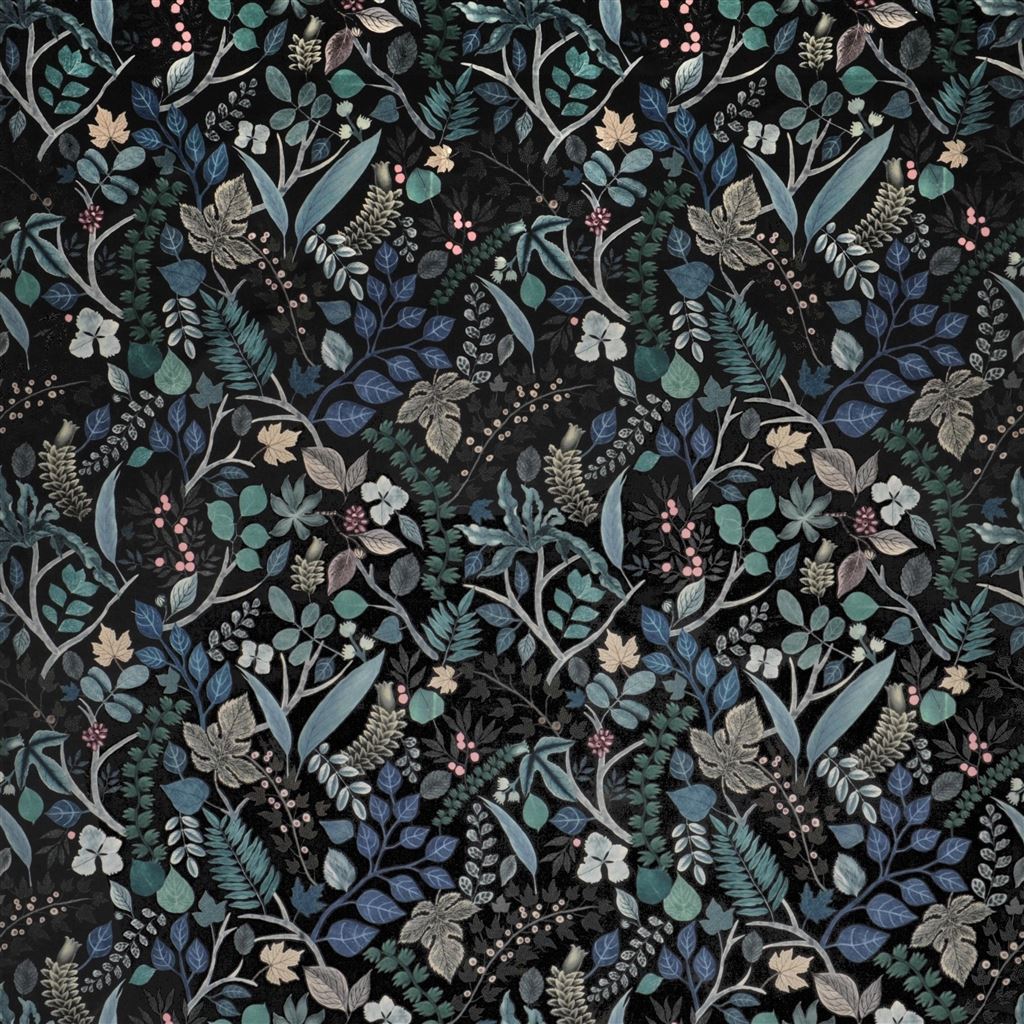 Cueillette Soft Fabric - Foret - Christian Lacroix - FCL7038/01 - Premier Wallcovering