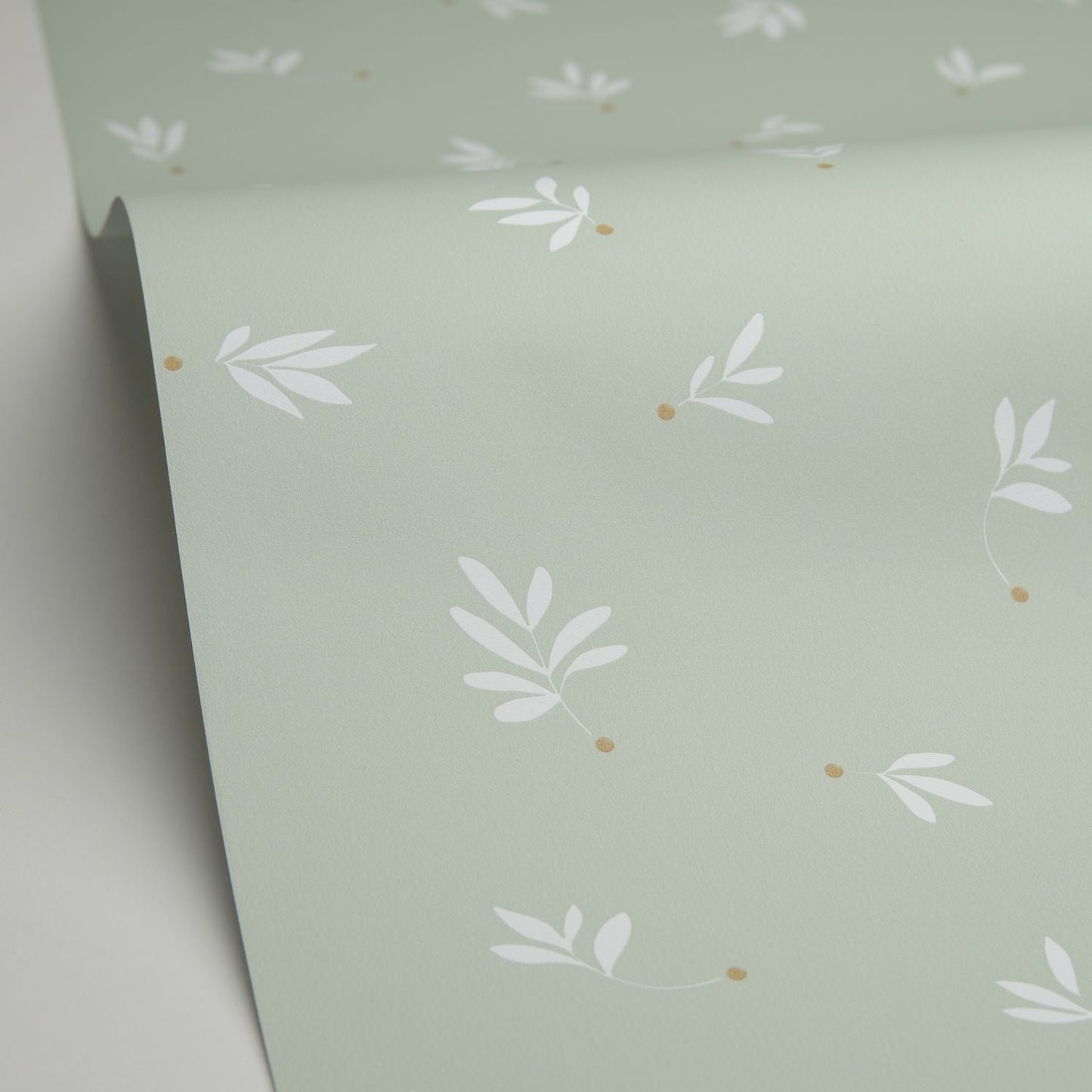 Cueillette Wallpaper - Vert Amande - Caselio - 105757017 - Premier Wallcovering