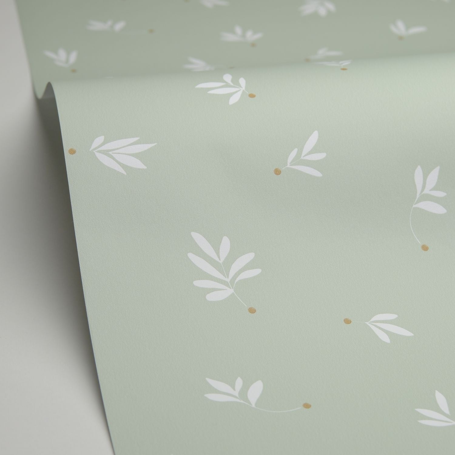 Cueillette Wallpaper - Vert Amande - Caselio - 105757017 - Premier Wallcovering