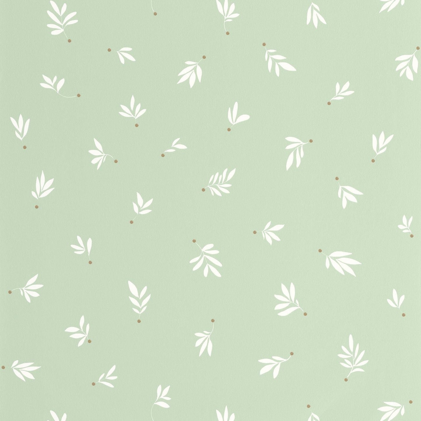 Cueillette Wallpaper - Vert Amande - Caselio - 105757017 - Premier Wallcovering