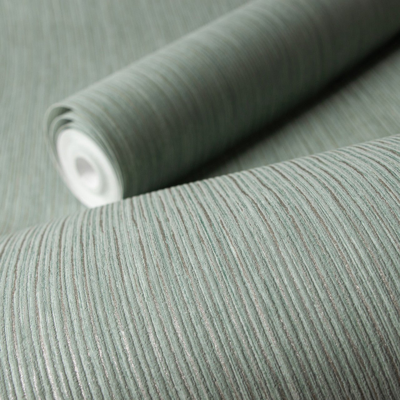 Curtain Feel Wallpaper - Blue/ Green - Hohenberger - 65048 - Premier Wallcovering