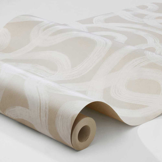 Curve Wallpaper - Neutral - Boråstapeter - 4734 - Premier Wallcovering