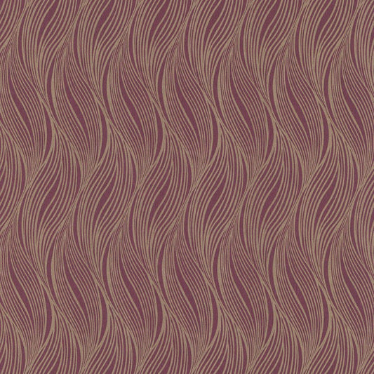 Curve Wallpaper - Purple - Osborne & Little - W6764-01 - Premier Wallcovering