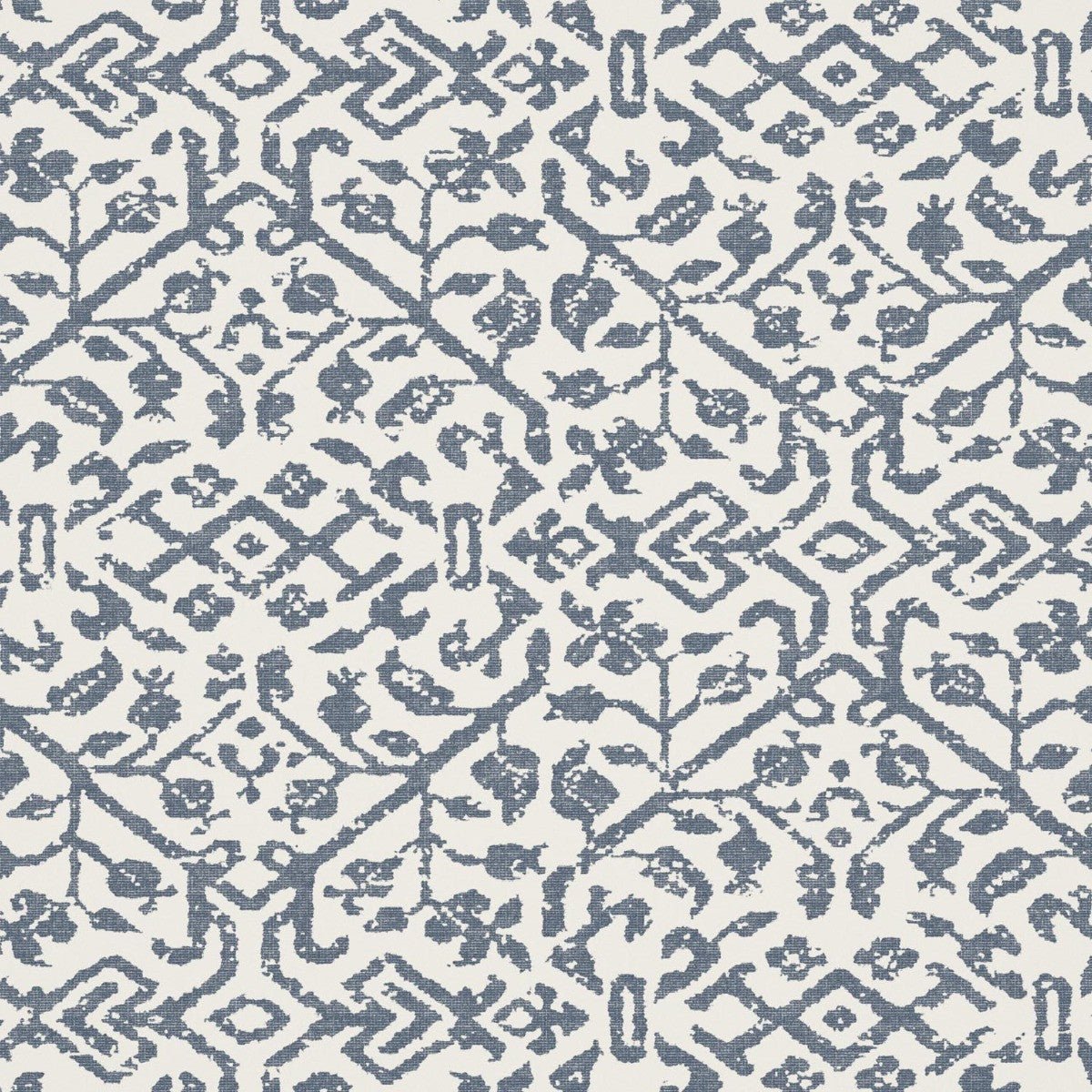 Cusco Wallpaper - Indigo - Warner House - Premier Wallcovering