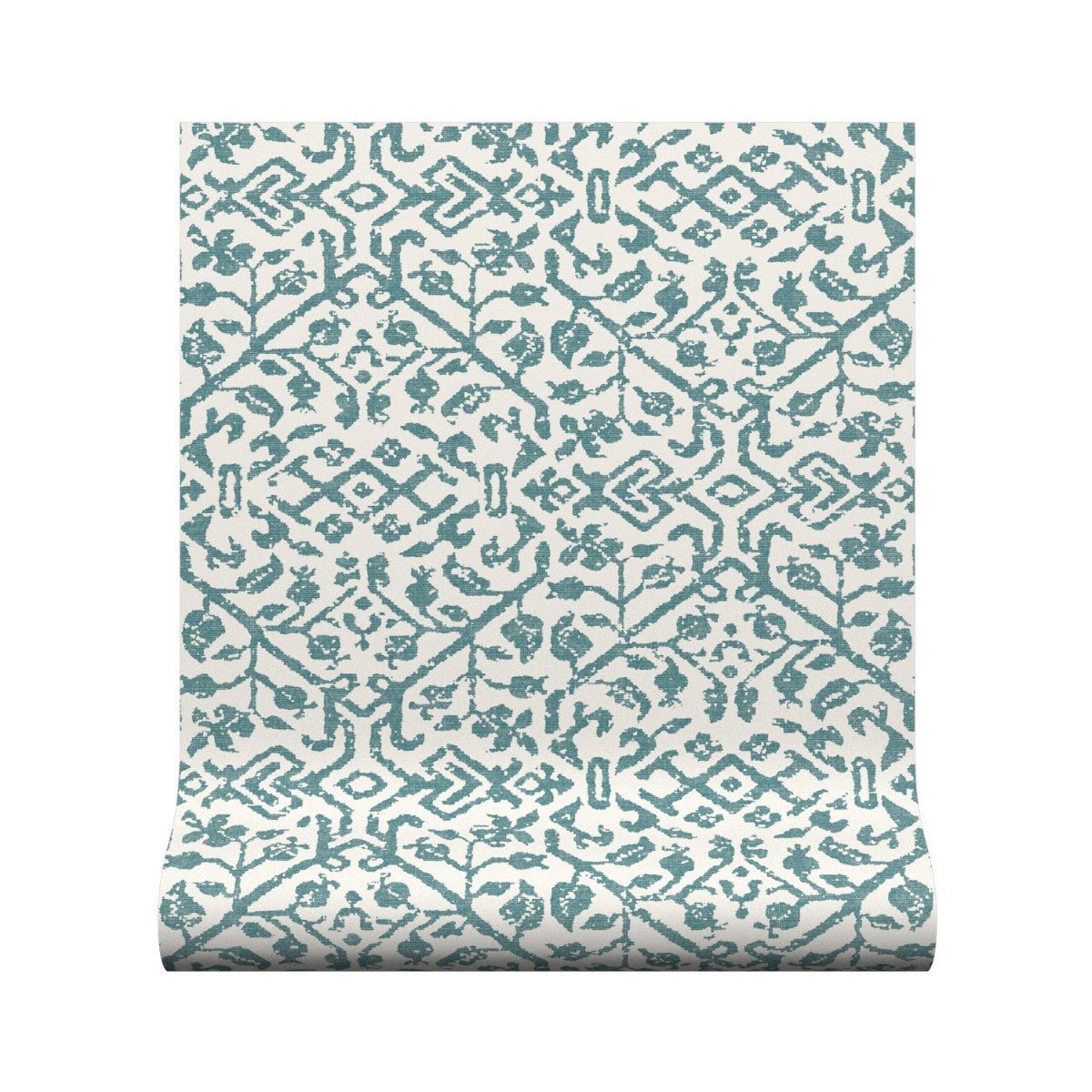 Cusco Wallpaper - Teal - Warner House - Premier Wallcovering