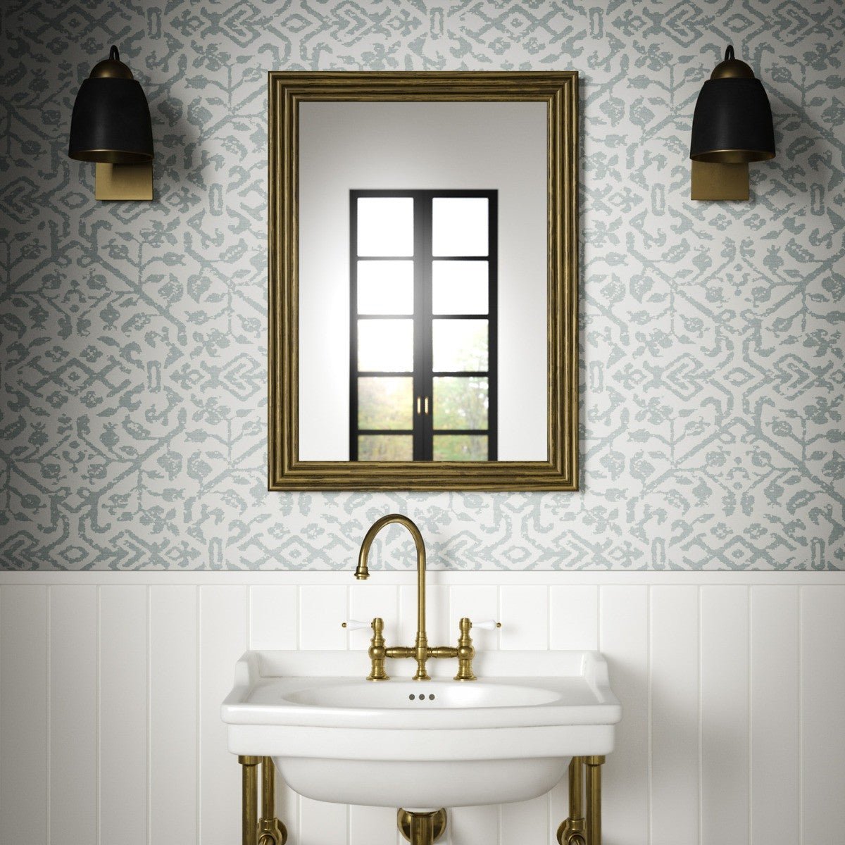 Cusco Wallpaper - Eggshell - Warner House - Premier Wallcovering