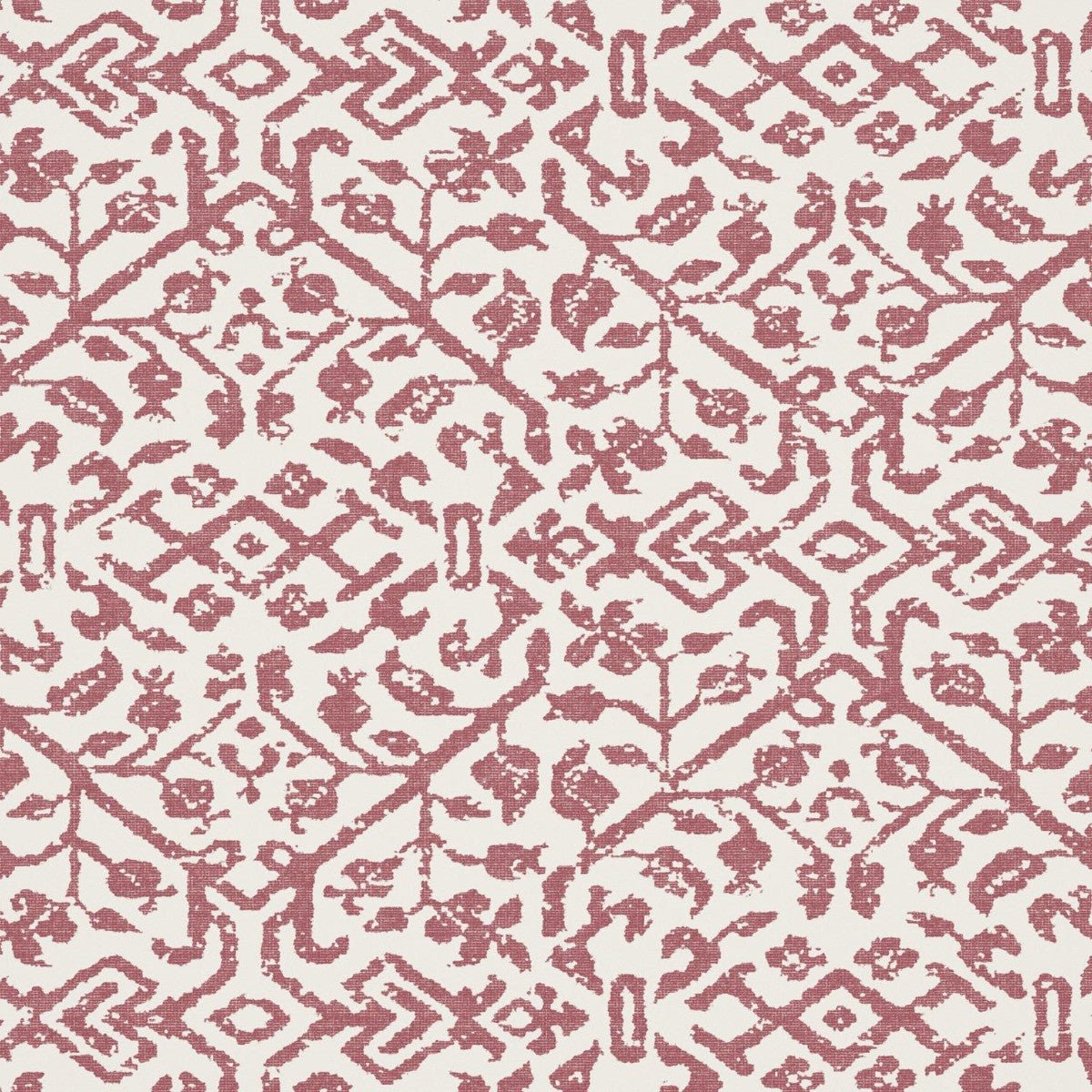 Cusco Wallpaper - Raspberry - Warner House - Premier Wallcovering