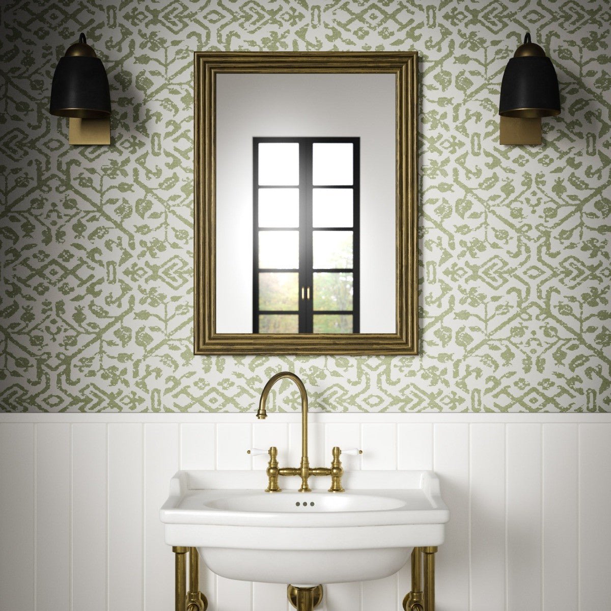 Cusco Wallpaper - Moss - Warner House - Premier Wallcovering