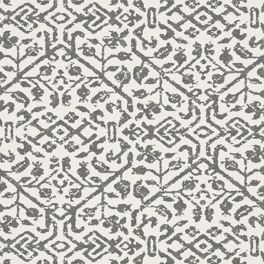 Cusco Wallpaper - Charcoal - Warner House - Premier Wallcovering