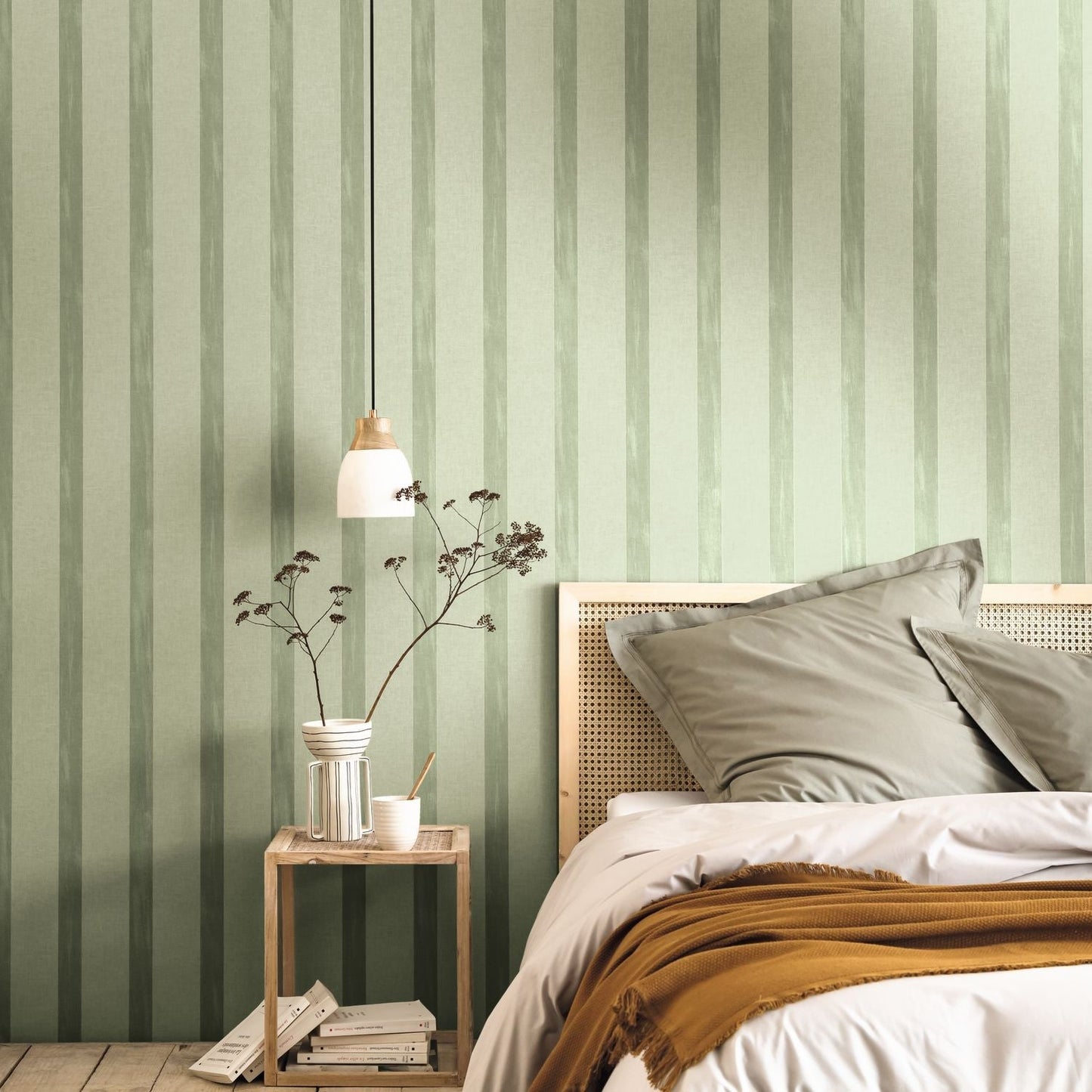 Cyrene Wallpaper - Kaki - Caselio - 103667275 - Premier Wallcovering