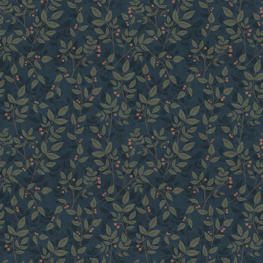 Dagma Wallpaper - Blue - Summer Gray - Premier Wallcovering
