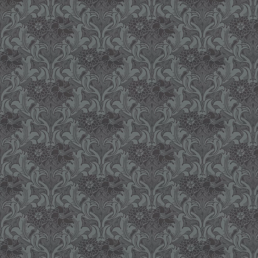 Dahlia Scroll Wallpaper - Etruria - Little Greene - 0263DAETRUR - Premier Wallcovering