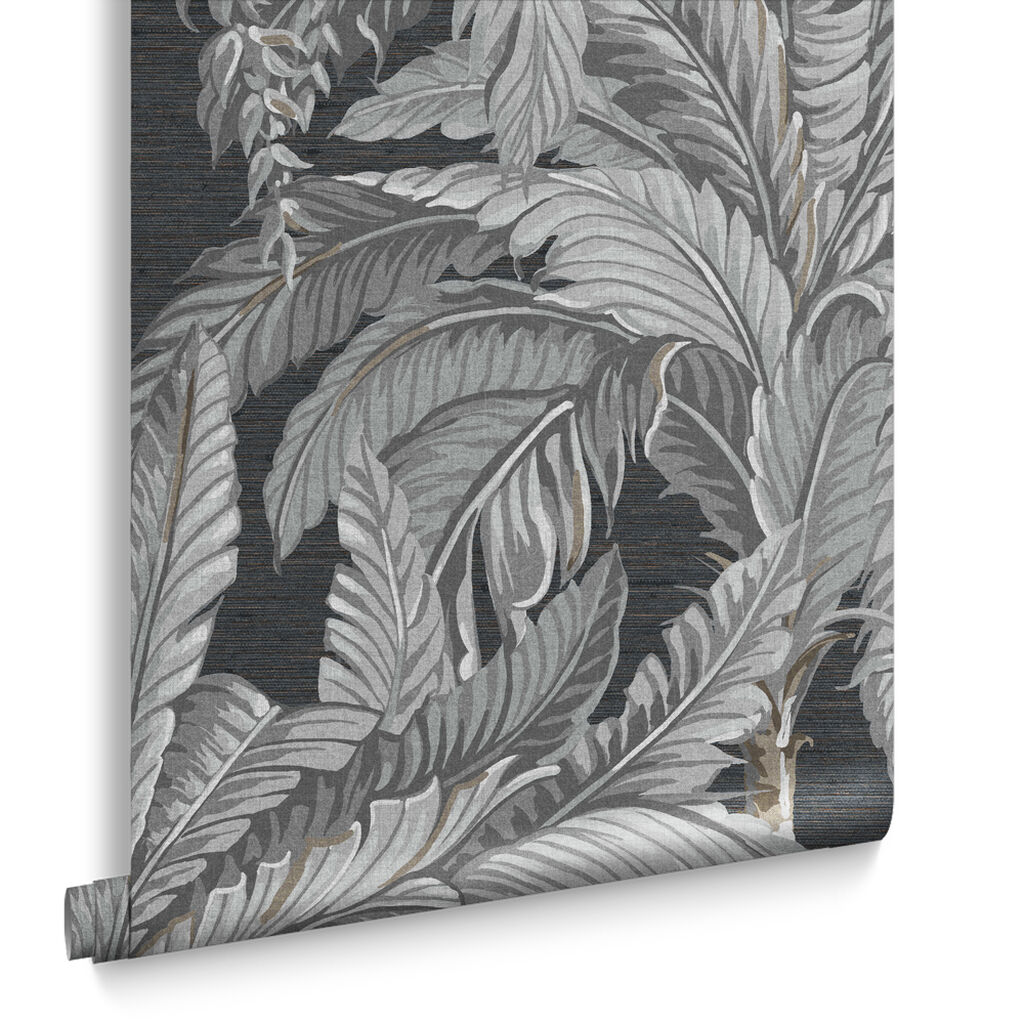 Daintree Palm Wallpaper - Sterling - Graham & Brown - 112019 - Premier Wallcovering