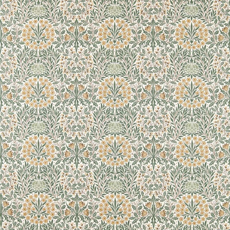 Daisy & Oak Fabric - Thyme/Weld - Morris & Co - 227370 - Premier Wallcovering