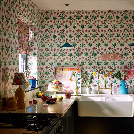 Daisy Wallpaper - Strawberry Fields - 510005 - Morris & Co - Premier Wallcovering