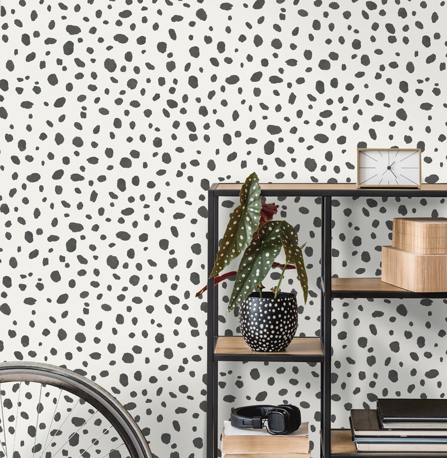 Dalmatian Wallpaper - Black and White - Holden Décor - 12940 - Premier Wallcovering