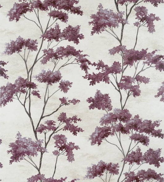 Dalton Wallpaper - Eggplant On Pearl - Anna French - AT16167 - Premier Wallcovering
