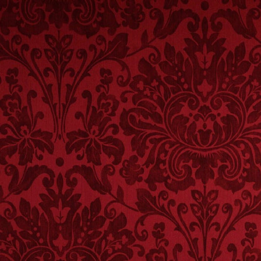 Damask Allure Wallpaper - Red - Omexco - ALU2182 - Premier Wallcovering