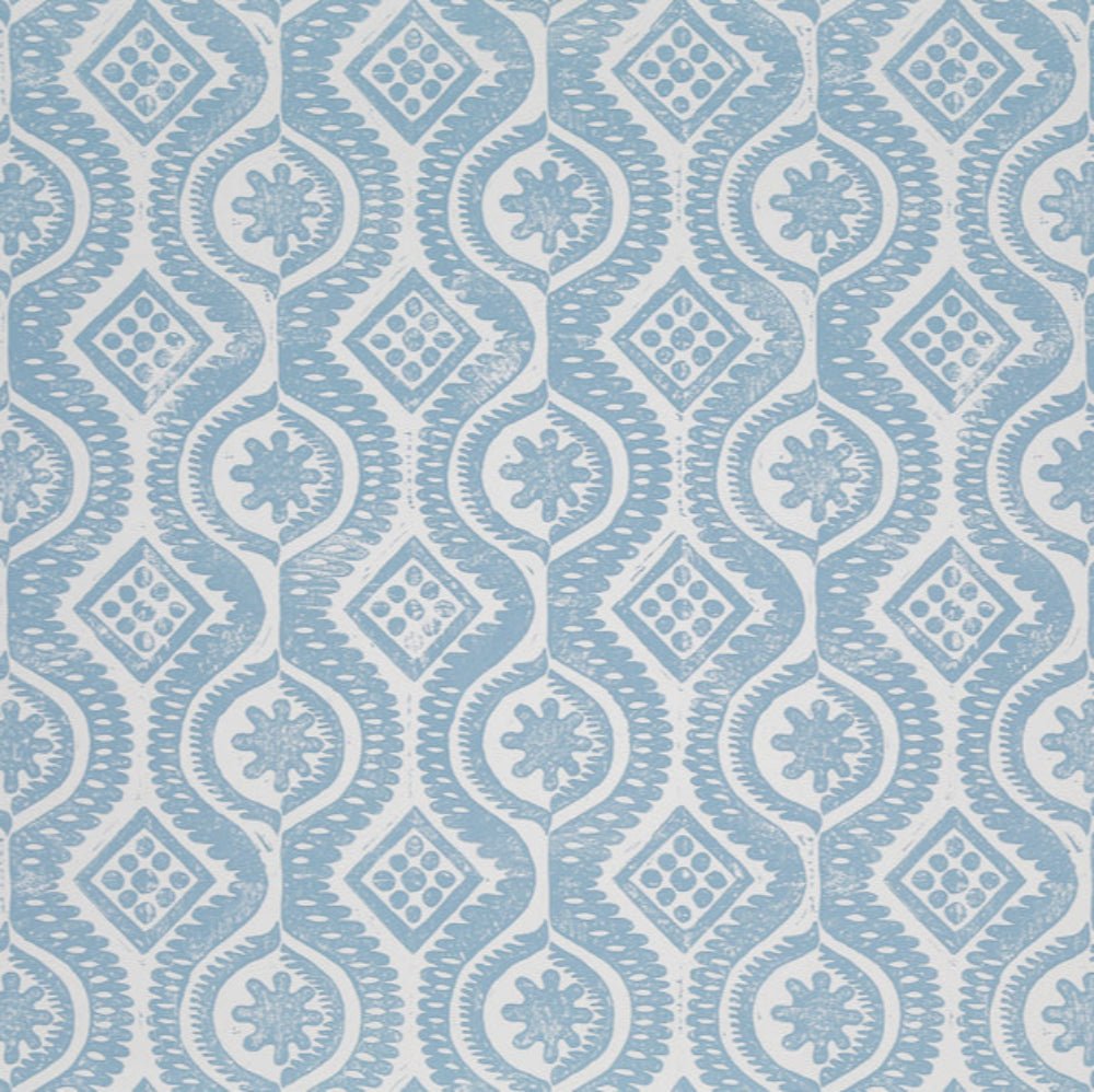 Damask Wallpaper - Blue - Blithfield - 850-02 - Premier Wallcovering