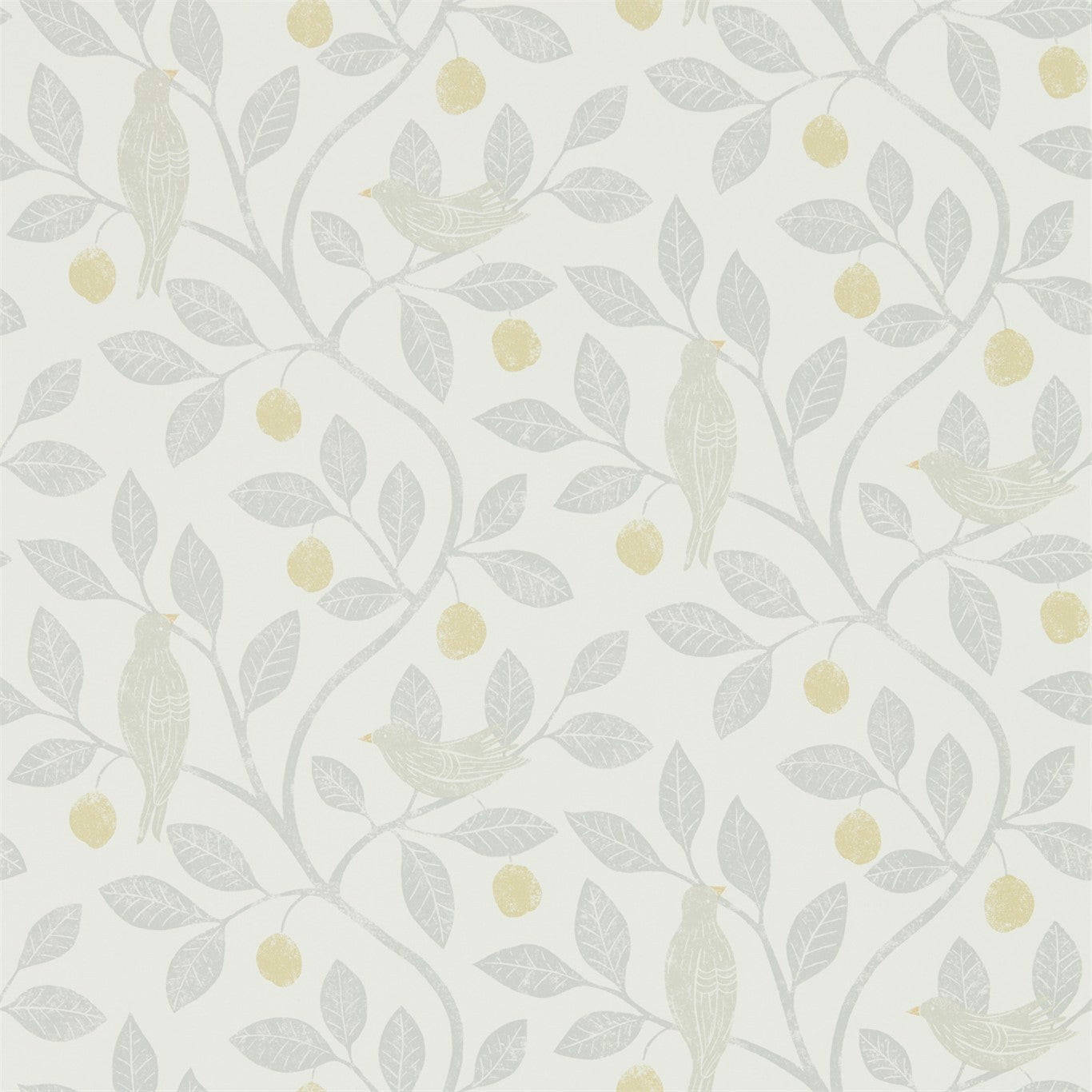 Damson Tree Wallpaper - Dijon/Mole - Sanderson - DHPO216363 - Premier Wallcovering
