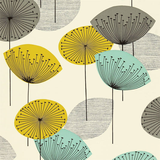 Dandelion Clocks Wallpaper - Chaffinch - DFIF210501 - Sanderson - Premier Wallcovering