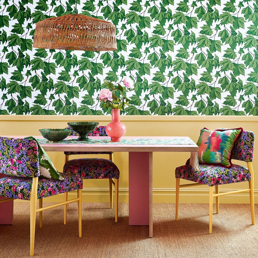 Dappled Leaf Wallpaper - Emerald - HSRW113045 - Harlequin - Premier Wallcovering