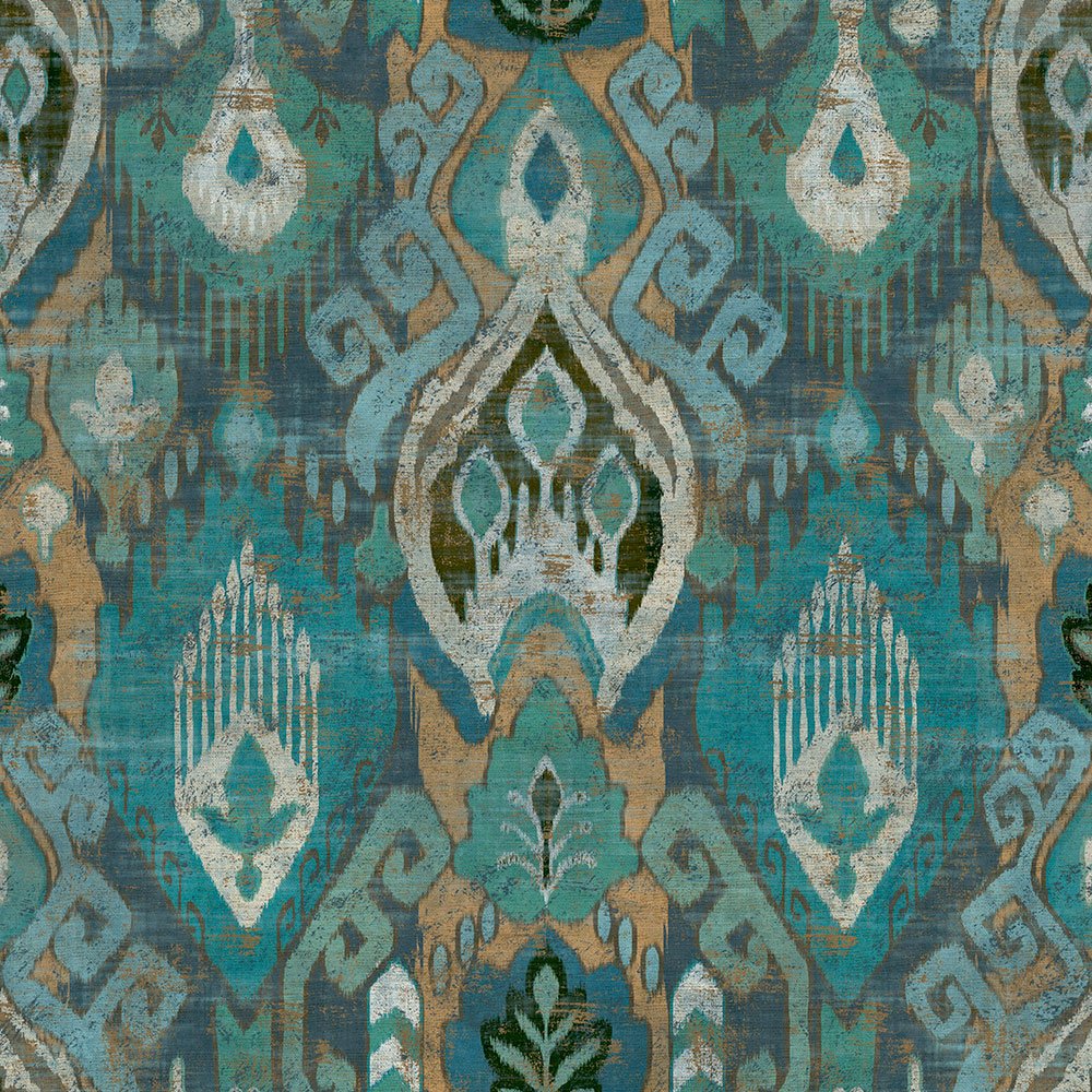 Daraee Tapestry Wallpaper - Midnight - Graham & Brown - 121458 - Premier Wallcovering