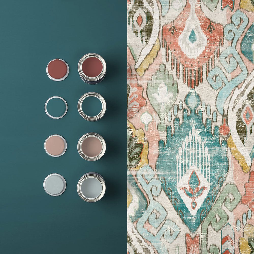 Daraee Tapestry Wallpaper - Multi - Graham & Brown - 121457 - Premier Wallcovering