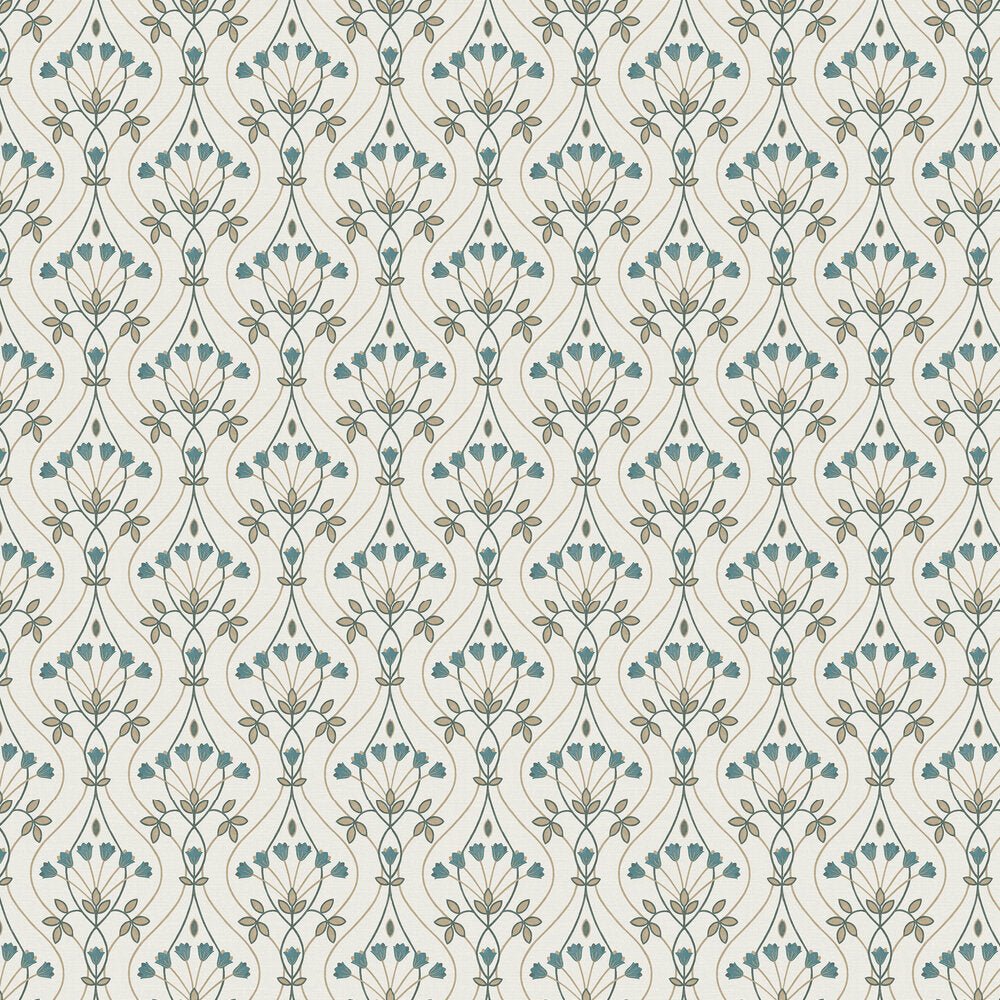 Dard Wallpaper - Teal - A Street Prints - FD26145 - Premier Wallcovering