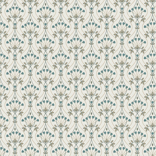 Dard Wallpaper - Teal - A Street Prints - FD26145 - Premier Wallcovering