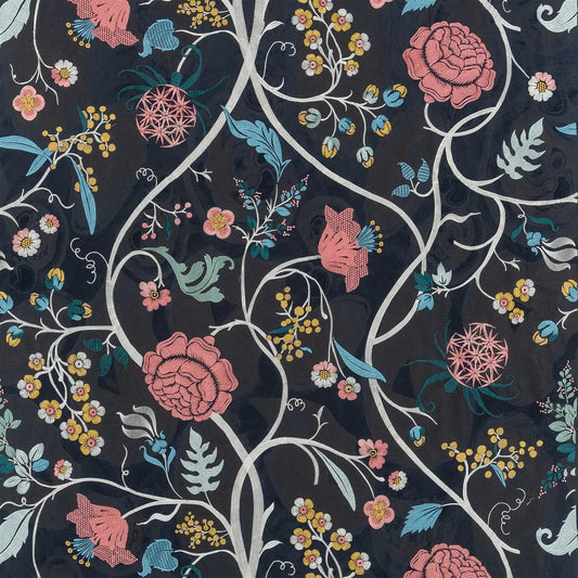 Darius Garden Fabric - Jais - Christian Lacroix - FCL7066/01 - Premier Wallcovering