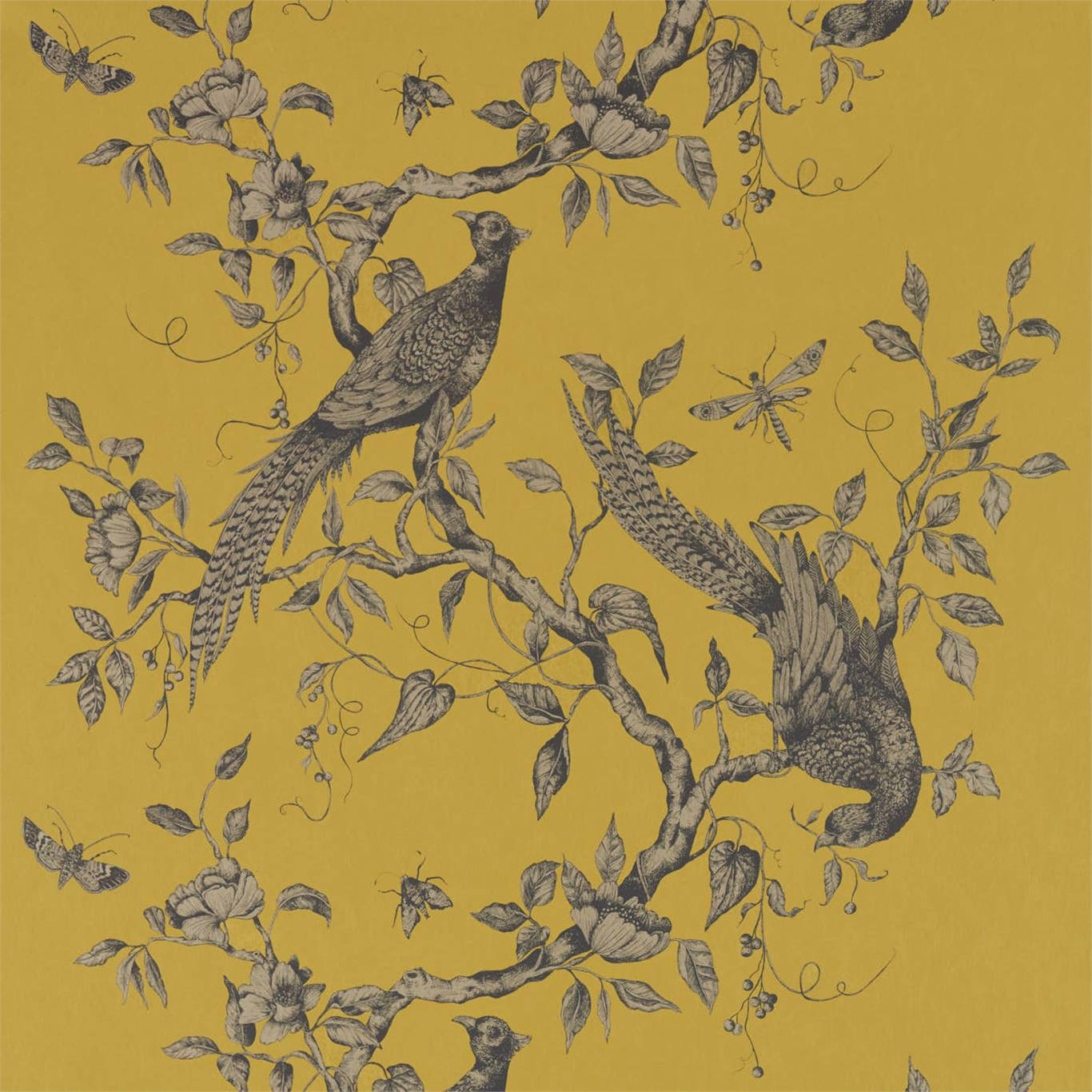 Darnley Wallpaper - Tigers Eye - Zoffany - ZDAR312884 - Premier Wallcovering