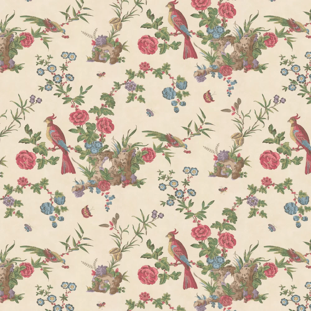 Darwin Wallpaper - Cream - Little Greene - 0247DAPROVE - Premier Wallcovering