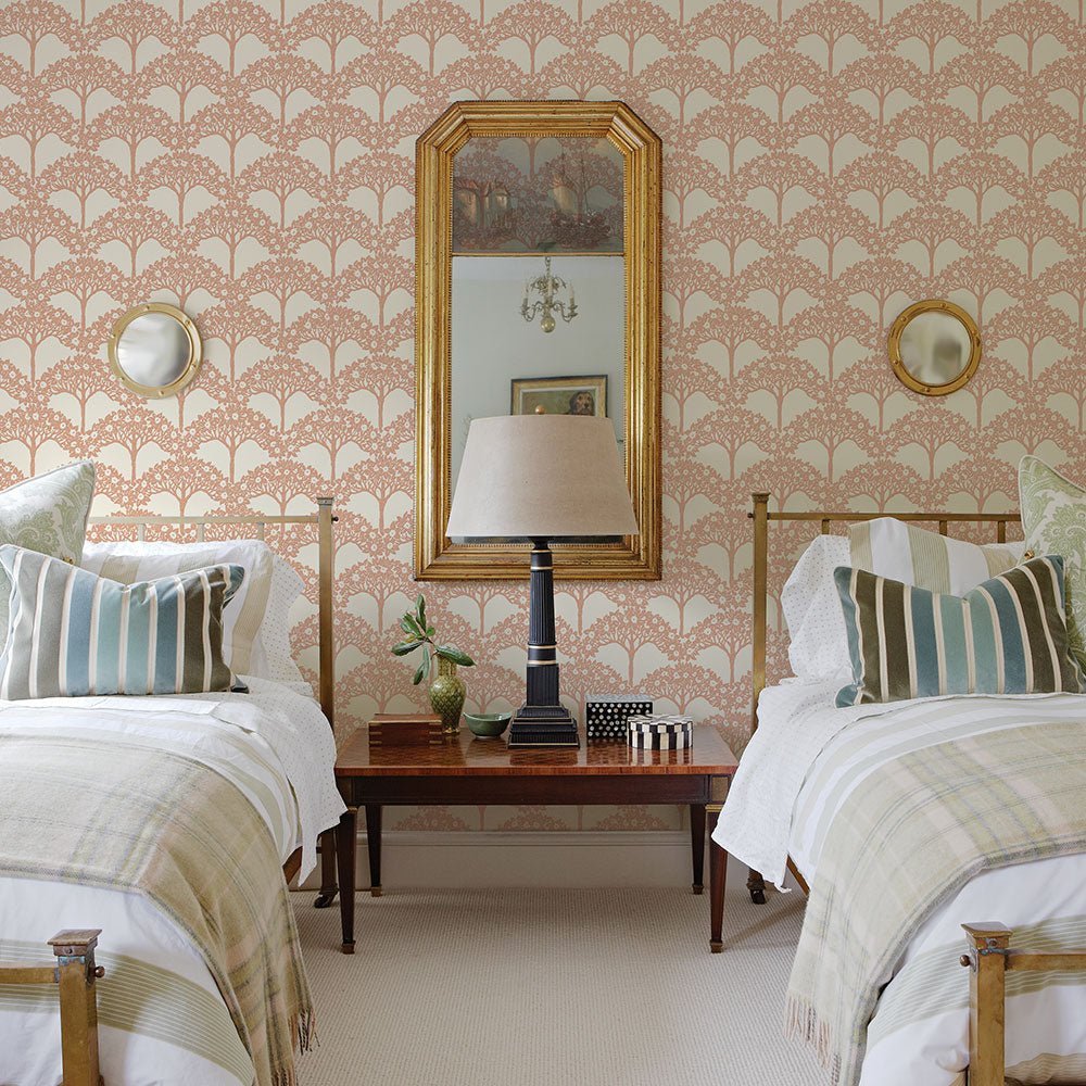 Dawson Wallpaper - Terracotta - A Street Prints - FD26112 - Premier Wallcovering