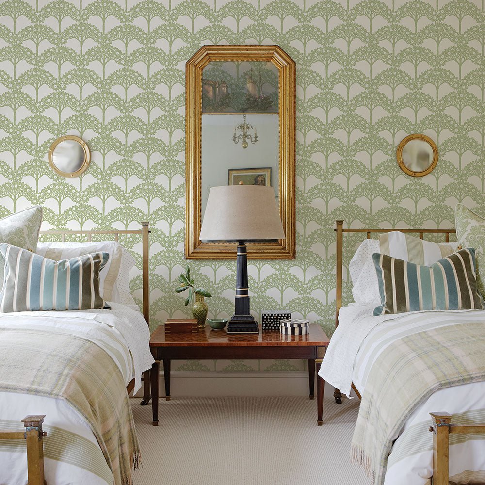 Dawson Wallpaper - Green - A Street Prints - FD26114 - Premier Wallcovering