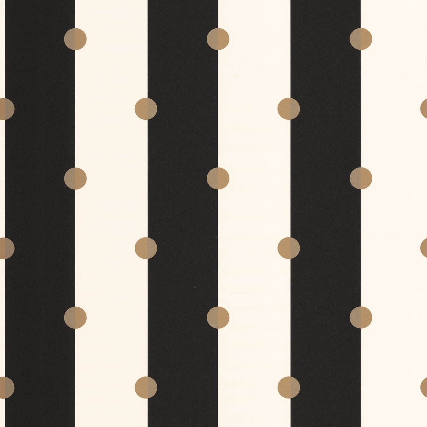 Day And Night And Dots Wallpaper - Noir - Caselio - 101229023 - Premier Wallcovering