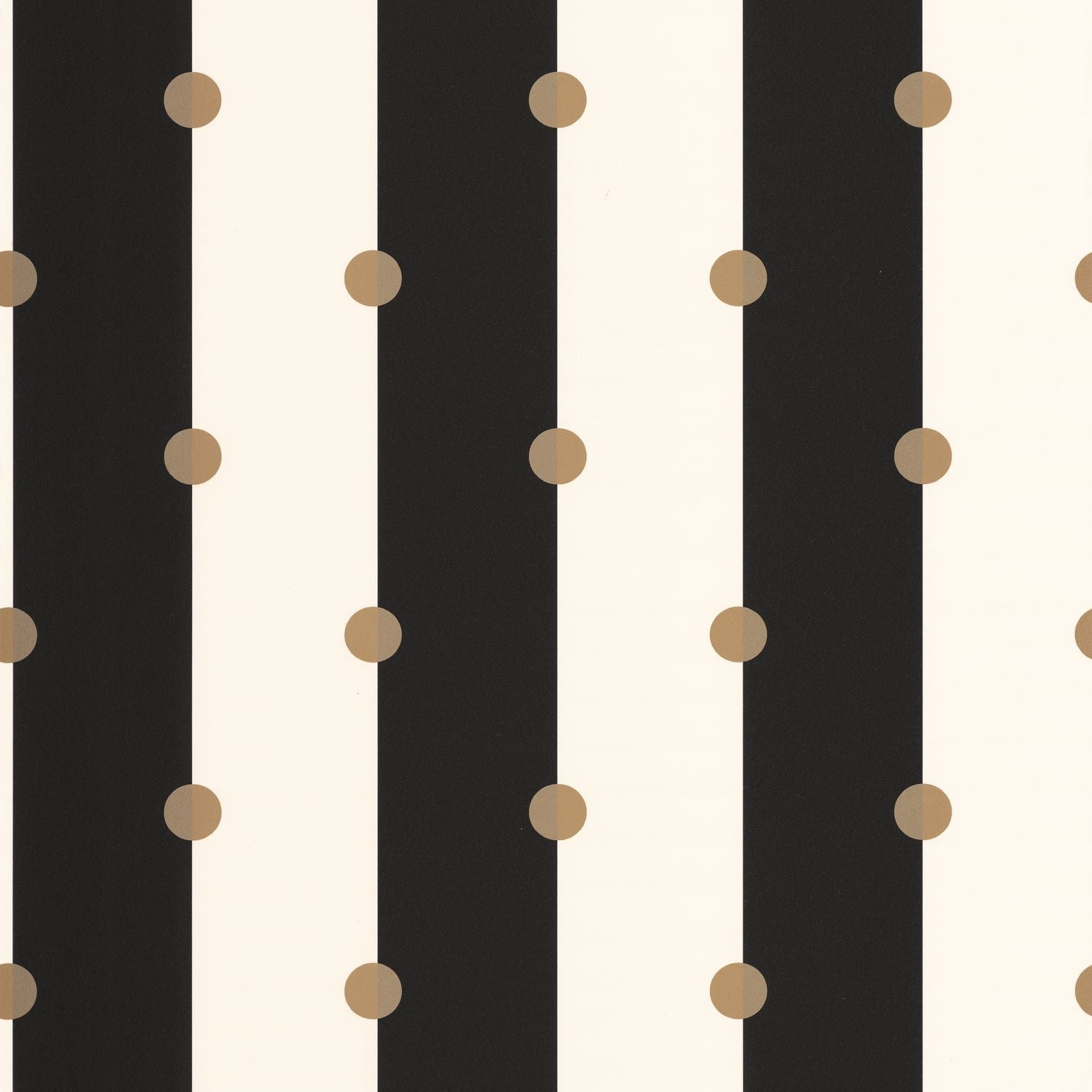 Day And Night And Dots Wallpaper - Noir - Caselio - 101229023 - Premier Wallcovering