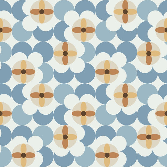 Day Dreamer Wallpaper - Nirvana & Tan on Dovecote - Lust Home - LH900451 - Premier Wallcovering